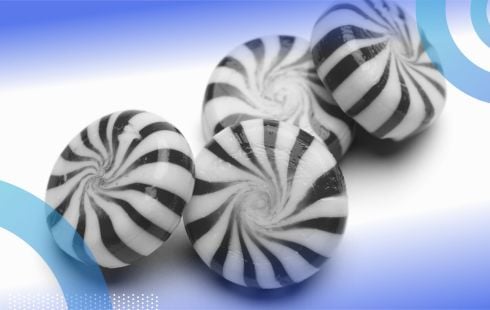 Four peppermints